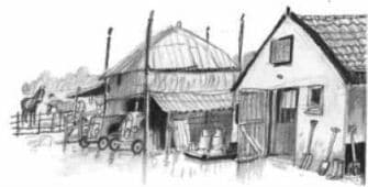 Vlammen - ill. boerderij Vlammen - ill. boerderij