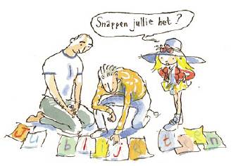 Van links naar rechts: Philip Hopman, Hans Hagen, Jubelientje