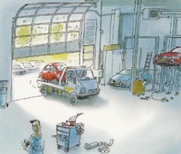 De brug in het boek
