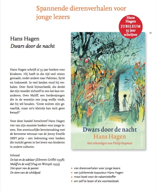 Dwars door de nacht folder Dwars door de nacht folder